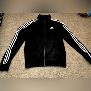 Adidas track jacket zip up